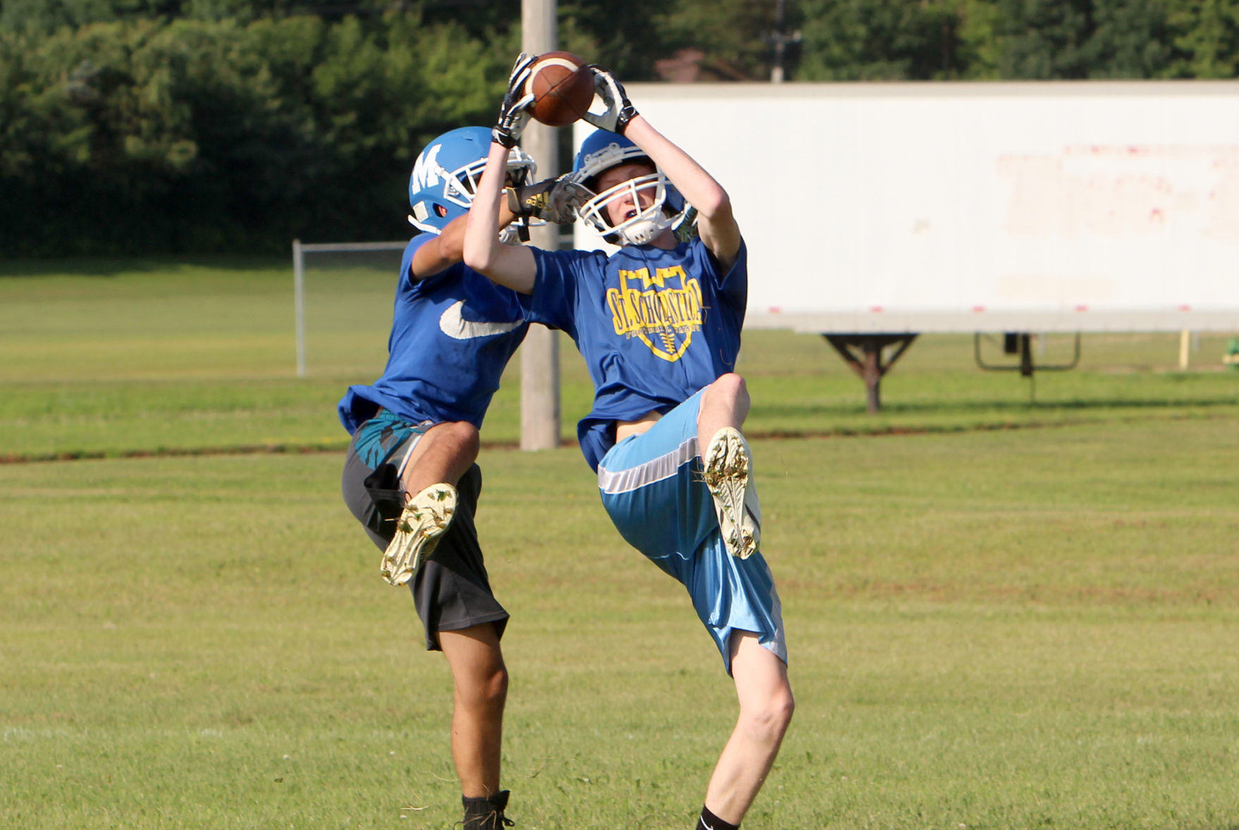 McDonell football practice 8-7-19